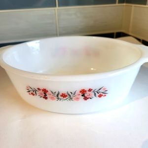 Fire King Primrose Oval Casserole